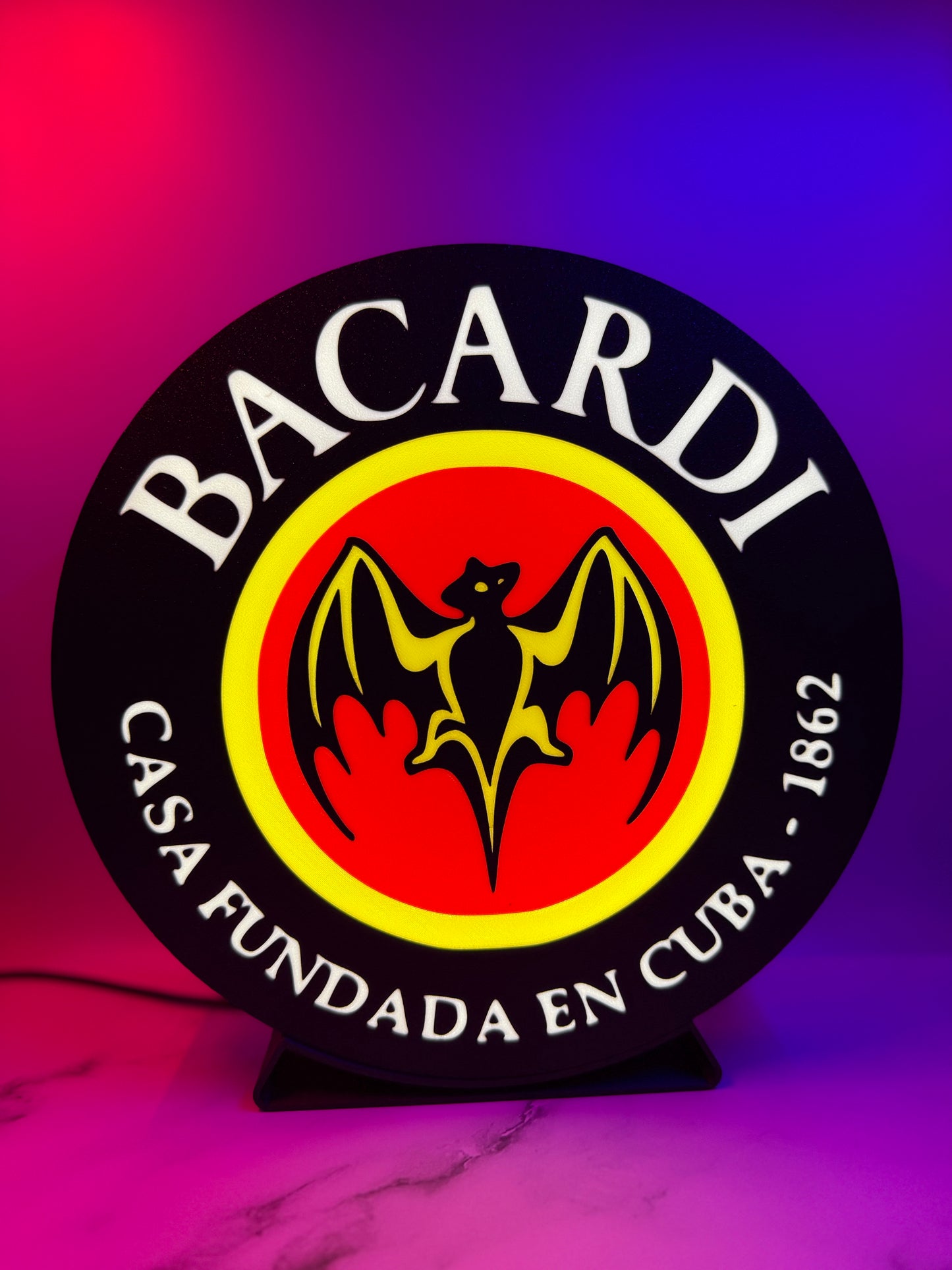 Bacardi Logo Lightbox