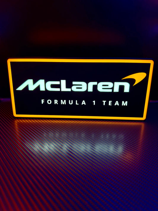 McLaren-inspired light box