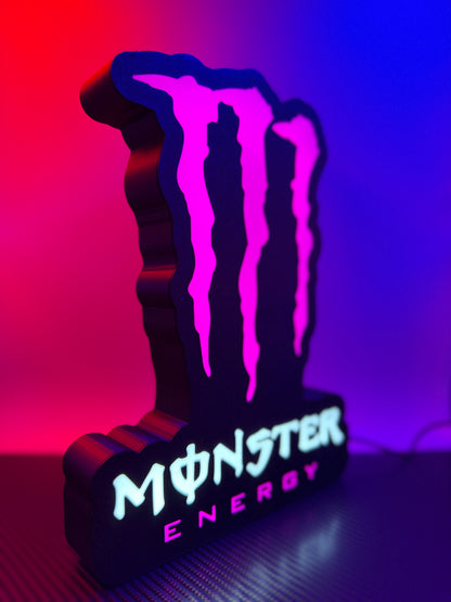 Monster Energy Logo Lightbox
