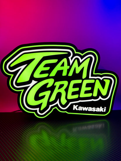 Kawasaki Team Green Logo Lightbox