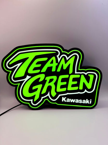 Kawasaki Team Green Logo Lightbox