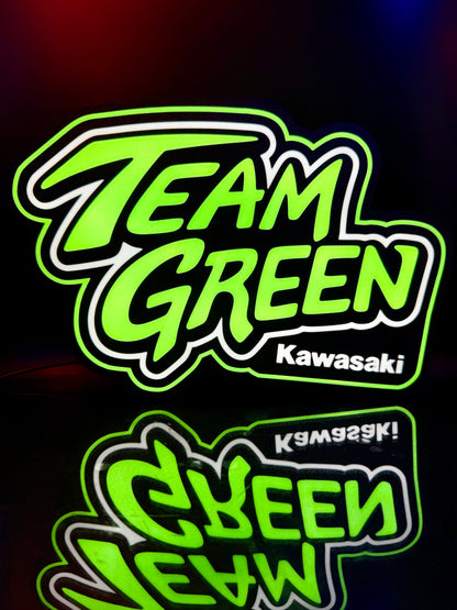Kawasaki Team Green Logo Lightbox