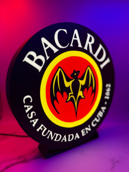 Bacardi Logo Lightbox