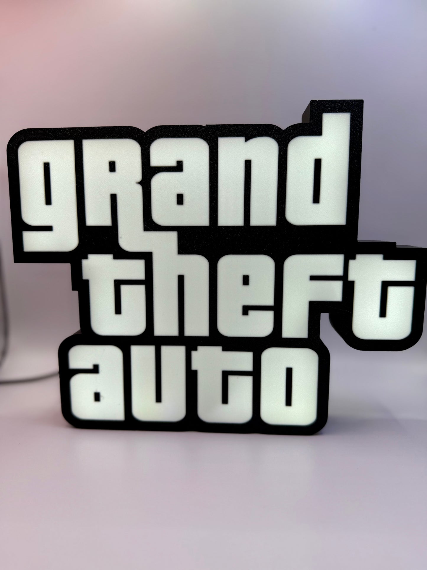 Grand Theft Auto Logo Lightbox