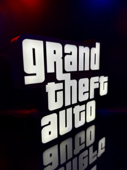 Grand Theft Auto Logo Lightbox