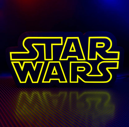 Star Wars Outline Logo Lightbox