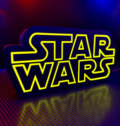 Star Wars Outline Logo Lightbox