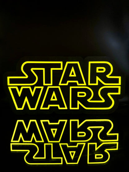 Star Wars Outline Logo Lightbox