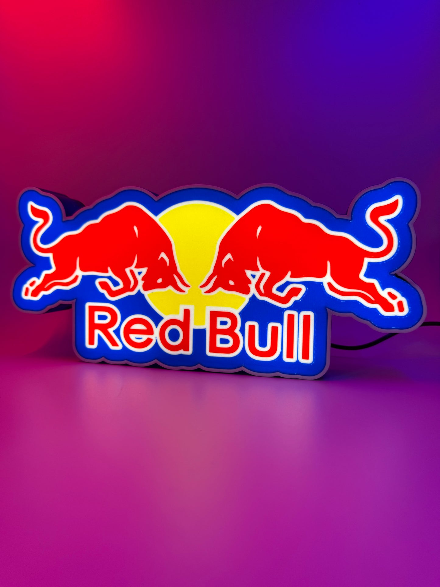 Red Bull inspired Logo Lightbox