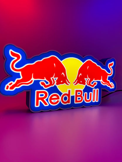 Red Bull inspired Logo Lightbox