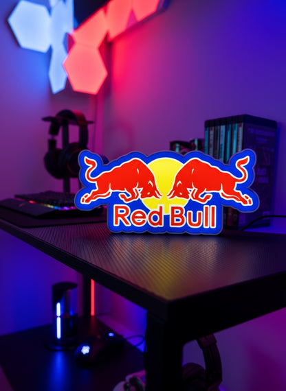 Red Bull inspired Logo Lightbox