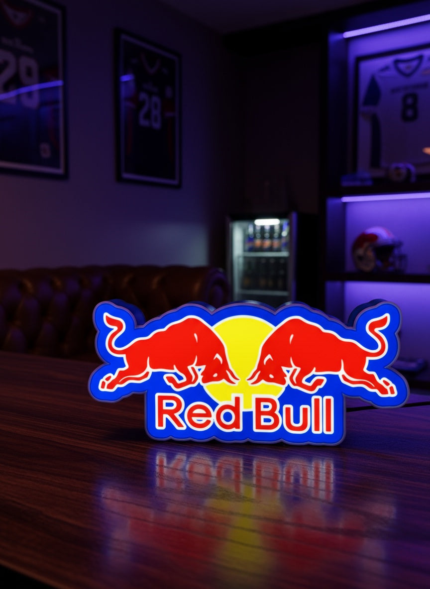 Red Bull inspired Logo Lightbox