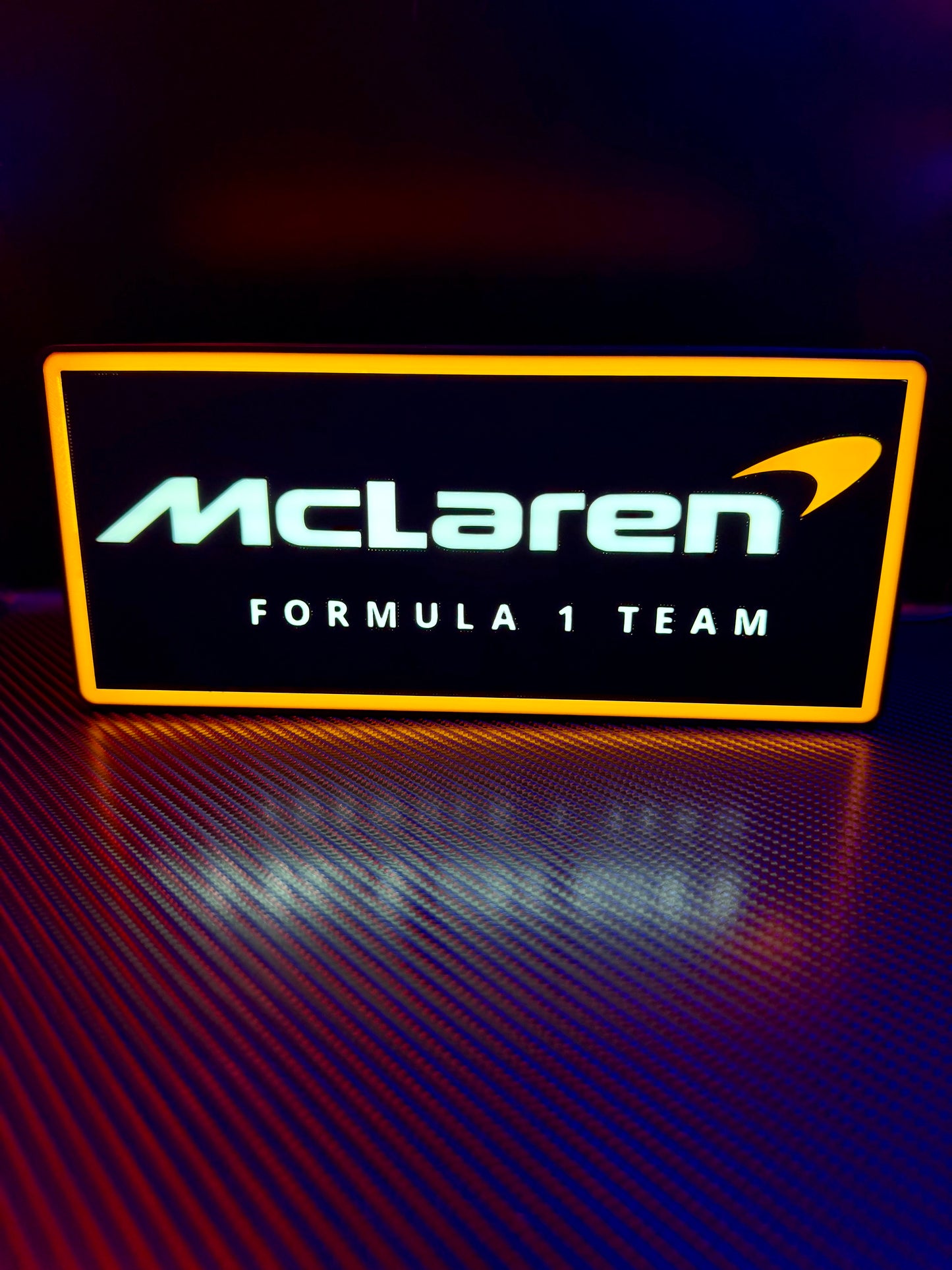 McLaren-inspired light box