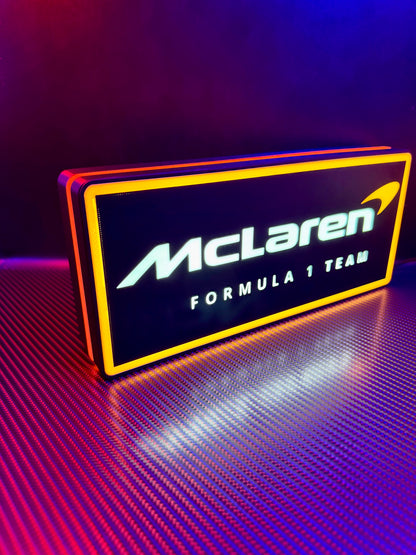 McLaren-inspired light box