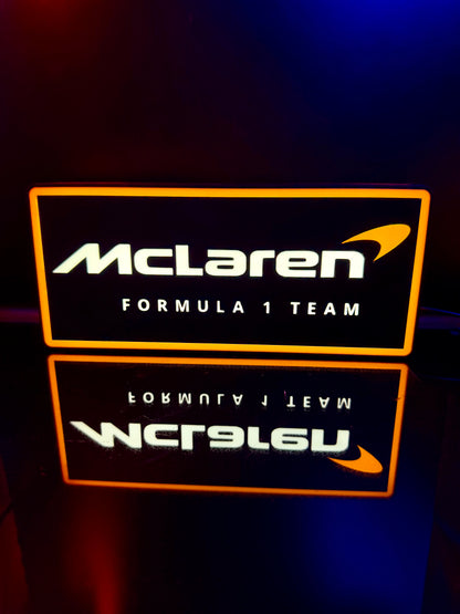 McLaren-inspired light box