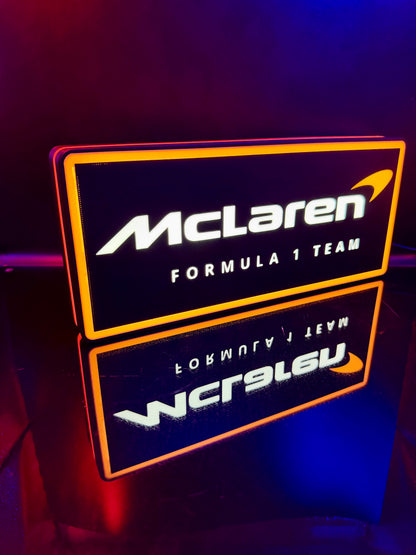 McLaren-inspired light box