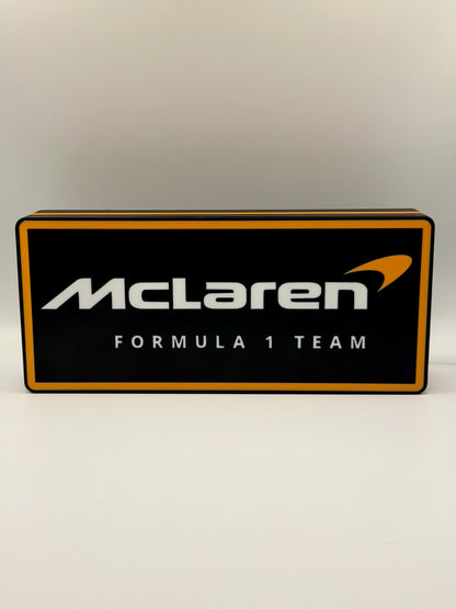 McLaren-inspired light box