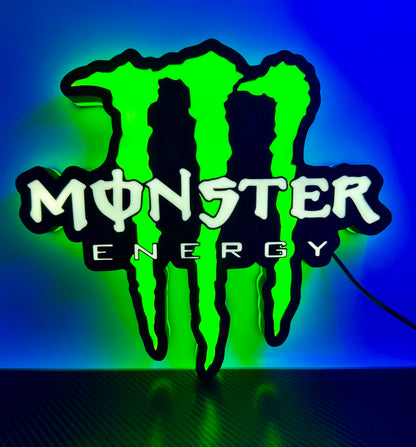 Monster Energy Wall Mounted Lightbox