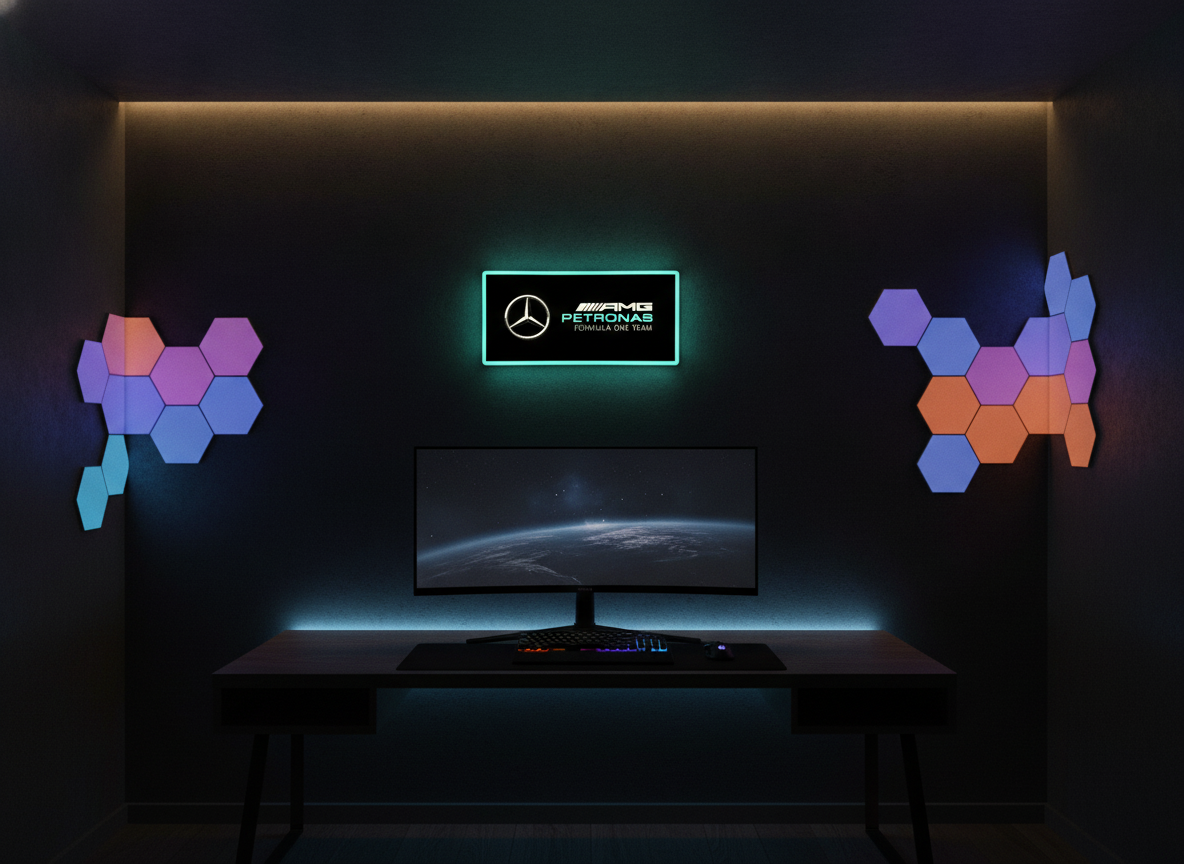 Mercedes AMG Petronas LED Lightbox