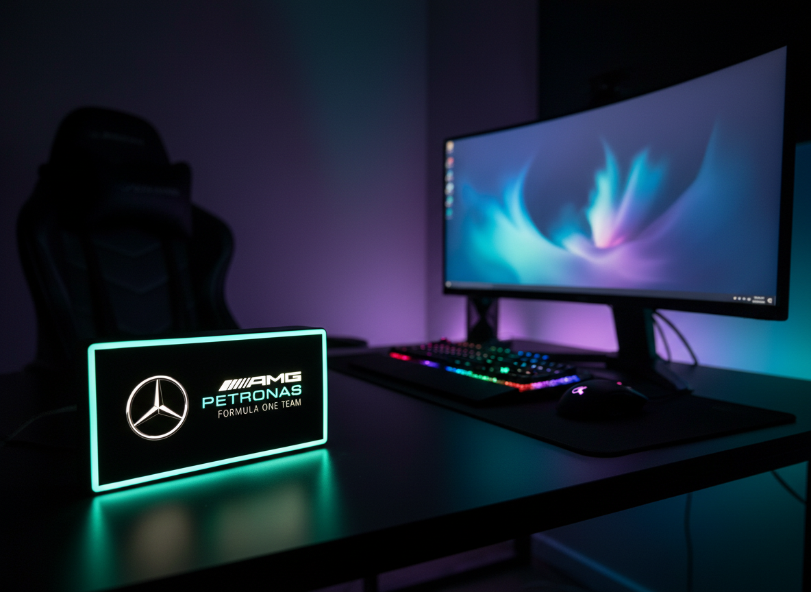 Mercedes AMG Petronas LED Lightbox
