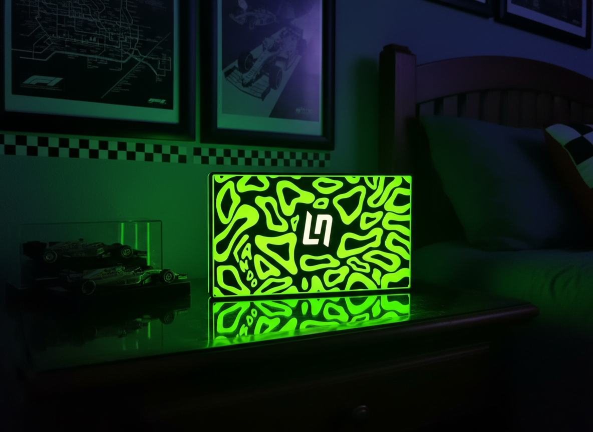 Lando Norris Logo inspired Lightbox