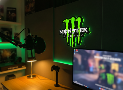 Monster Energy Wall Mounted Lightbox