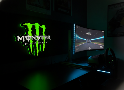 Monster Energy Wall Mounted Lightbox