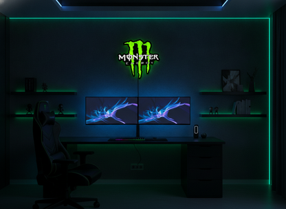 Monster Energy Wall Mounted Lightbox
