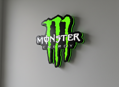 Monster Energy Wall Mounted Lightbox