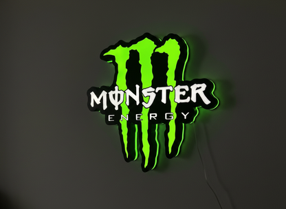 Monster Energy Wall Mounted Lightbox