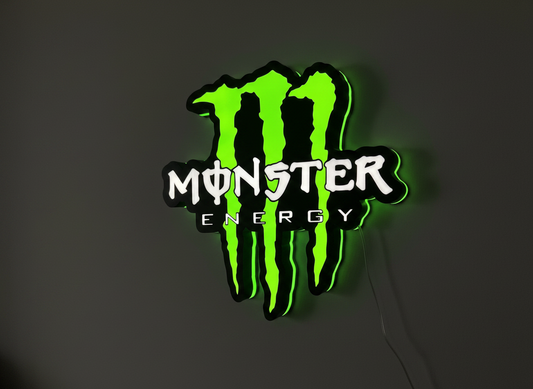 Monster Energy Wall Mounted Lightbox