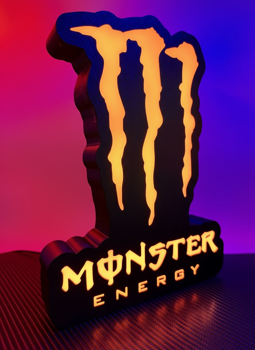 Monster Energy Logo Lightbox
