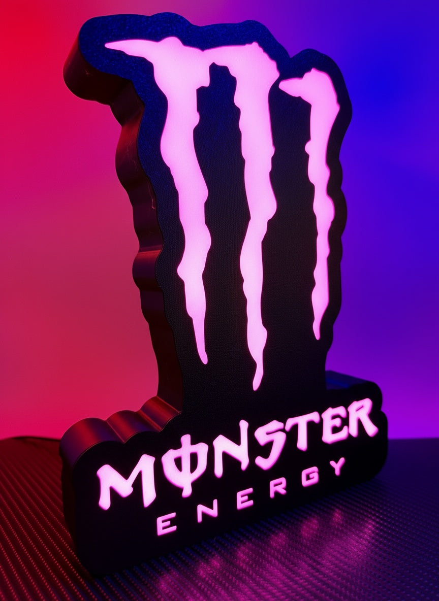 Monster Energy Logo Lightbox