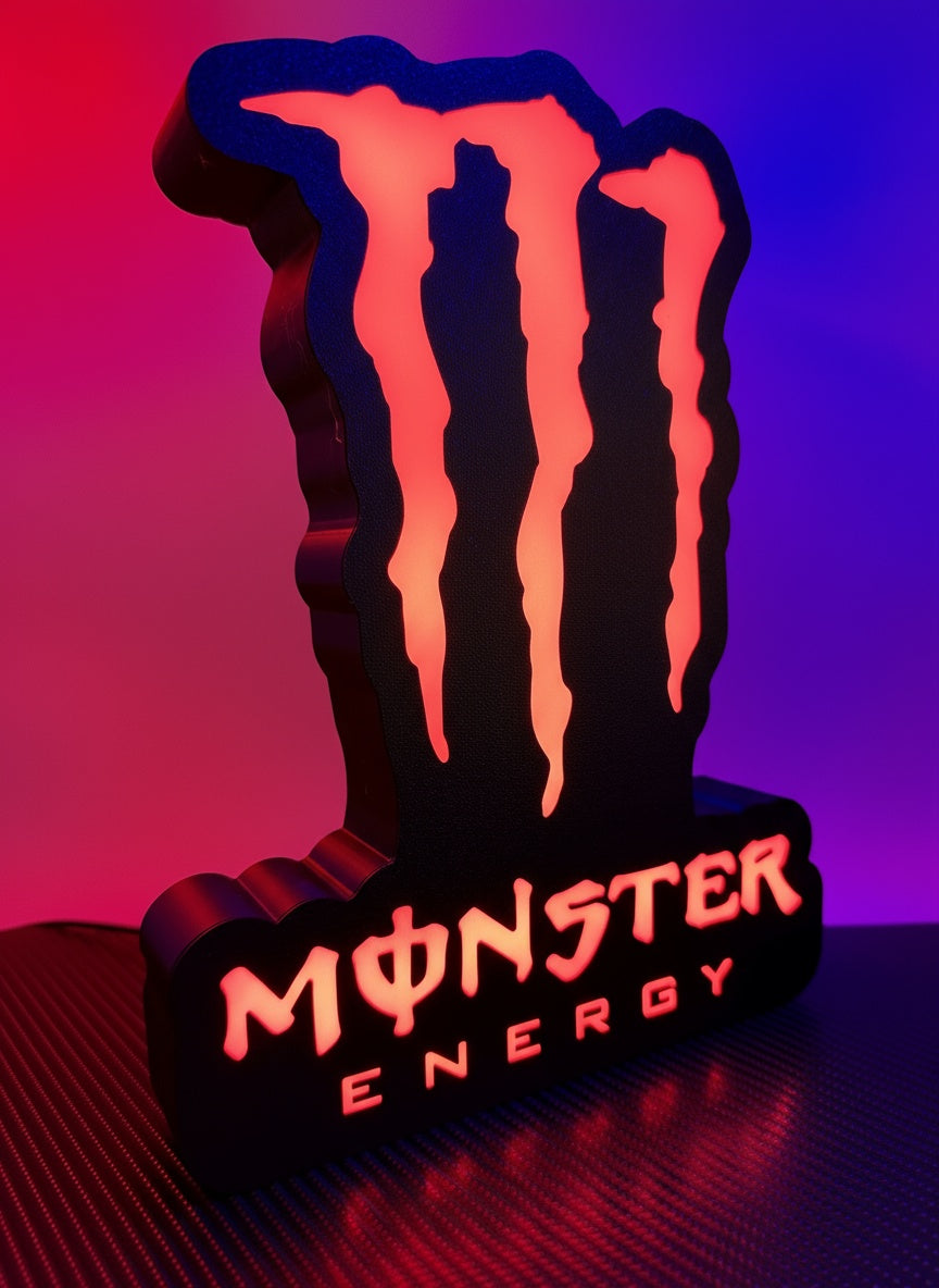 Monster Energy Logo Lightbox