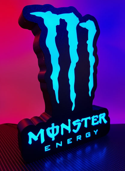 Monster Energy Logo Lightbox